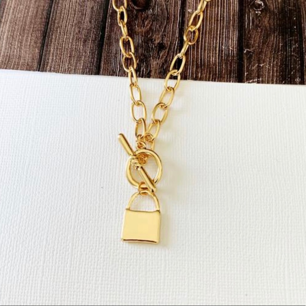 Baubles N Bits Lucia Lock Necklace